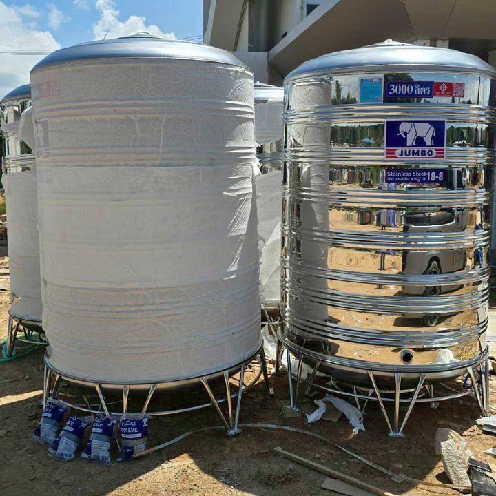 ถังเก็บน้ําสแตนเลส 3000 ลิตร Jumbo ทรงก้นนูน รุ่น JMCB3000 - Image 2