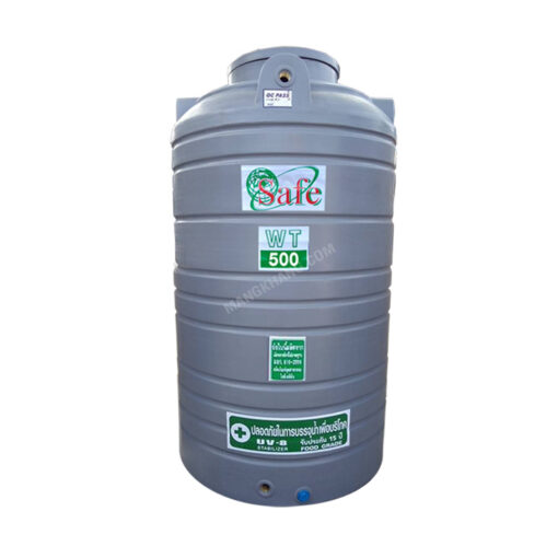 แทงค์น้ำ ถังเก็บน้ำบนดิน PE 500 ลิตร Safe รุ่น WT500 - Image 3