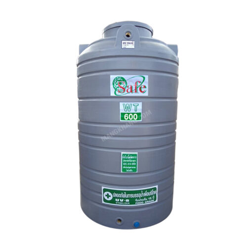 แทงค์น้ำ ถังเก็บน้ำบนดิน PE 600 ลิตร Safe รุ่น WT600 - Image 2