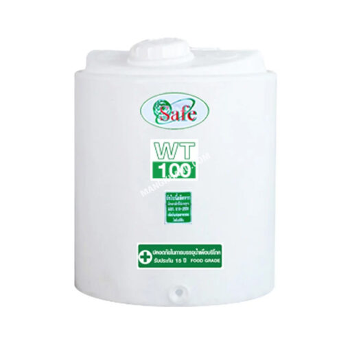 แทงค์น้ำ ถังเก็บน้ำบนดิน PE 100 ลิตร Safe รุ่น WT100 - Image 2