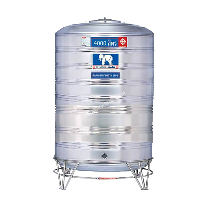 ถังสแตนเลส 4000 ลิตร ทรงก้นนูน ตราช้าง
