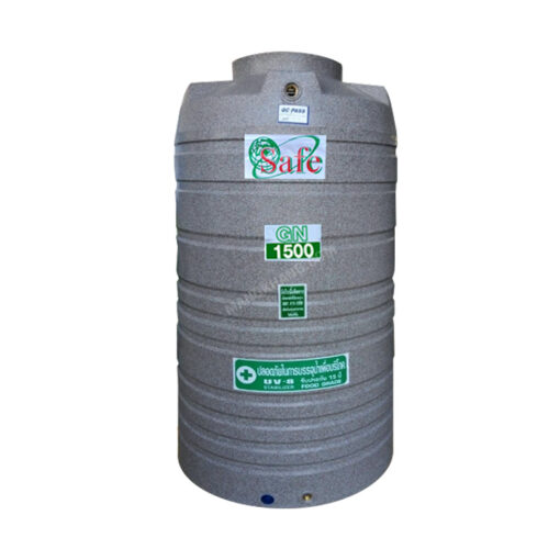 แทงค์น้ำ ถังเก็บน้ำบนดิน PE 1500 ลิตร Safe รุ่น GN1500 - Image 2