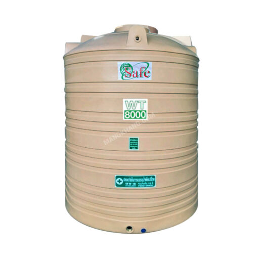 แทงค์น้ำ ถังเก็บน้ำบนดิน PE 8000 ลิตร Safe รุ่น WT8000 - Image 2