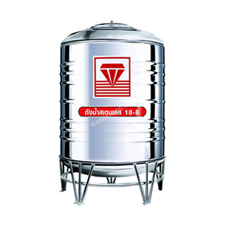 ถังเก็บน้ำสแตนเลส 1500 ลิตร ทรงปกติ