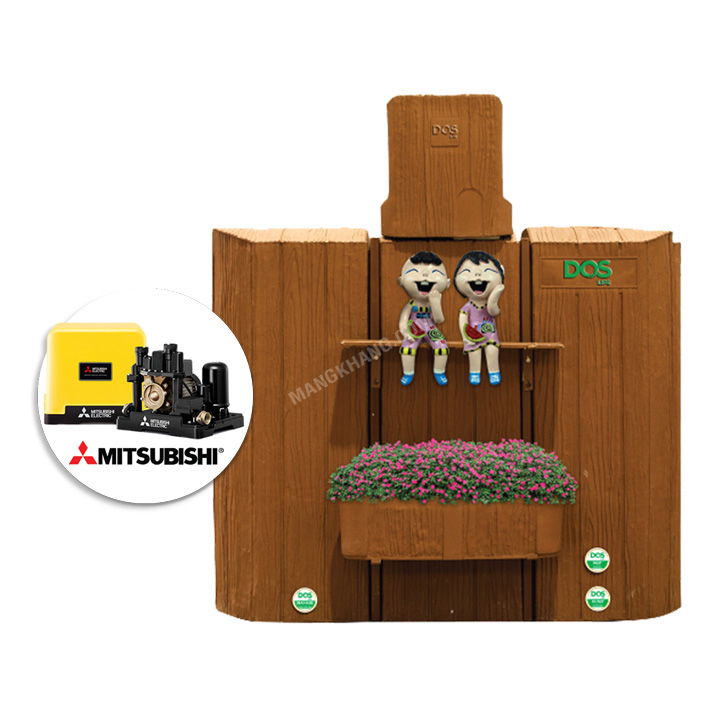 ถังเก็บน้ำ 900 ลิตร พร้อมปั๊ม