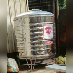 ถังเก็บน้ำสแตนเลส 1000 ลิตร ตราเพชร