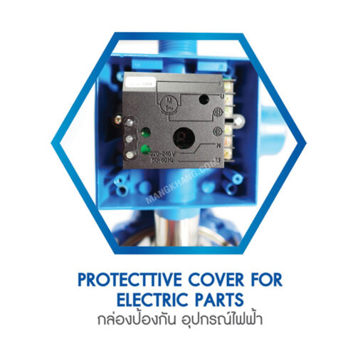 ปั๊มน้ำอัตโนมัติ 750 วัตต์ LOWARA รุ่น 5HM07/PF12 750w - Image 7