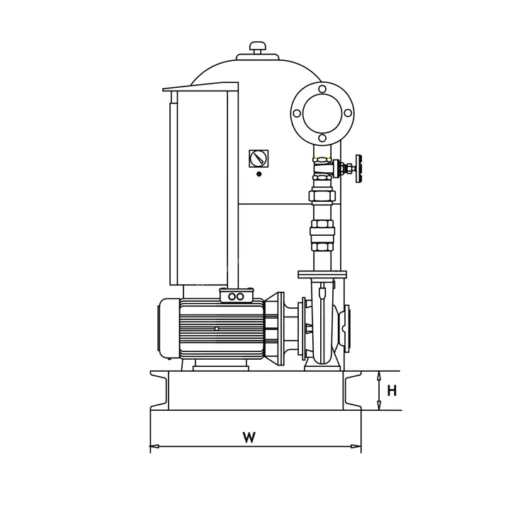 ถังแรงดัน 60 ลิตร ไดอะแฟรม 10 บาร์ AQUA VESSEL รุ่น AQU-60VL - Image 5