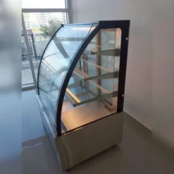 ตู้แช่เค้กกระจกโค้ง 3 ชั้น