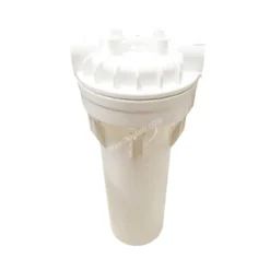 กระบอกกรองน้ำ Housing 10 นิ้ว 4 หุน AQUATEK สีขาวฝาขาว รุ่น AQ HS 10-4 WH