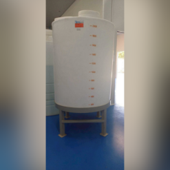 ถังเก็บสารเคมี 2000 ลิตร ทรงก้นกรวย TEMA