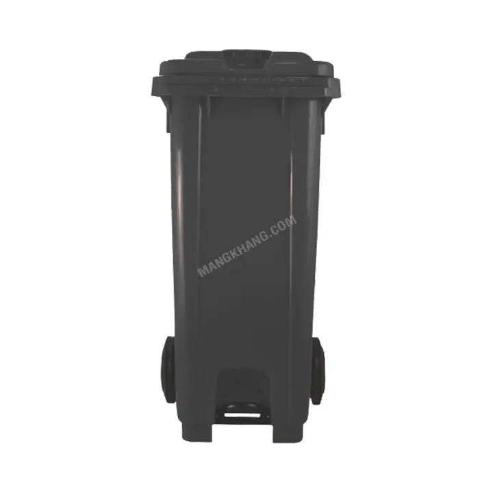 ถังขยะเท้าเหยียบ 120 ลิตร ชนิดฝาเรียบ มีล้อ CHINTER รุ่น F-0128-S946 - Image 4