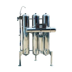 เครื่องกรองน้ำสแตนเลส 4 ท่อ 6 นิ้ว มี UV 15 วัตต์ Maktang รุ่น SUS6-4+UV15