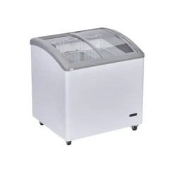 ตู้แช่แข็งฝากระจกโค้ง THE COOL ความจุ 235 ลิตร