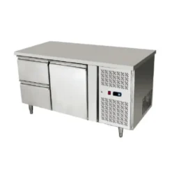 ตู้แช่เย็นเคาน์เตอร์สแตนเลส 1 ประตู 2 ลิ้นชัก