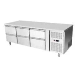 ตู้แช่แข็งเคาน์เตอร์สแตนเลส 6 ลิ้นชัก