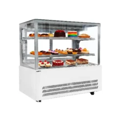 ตู้แช่เค้กกระจกเหลี่ยม 2 ชั้น